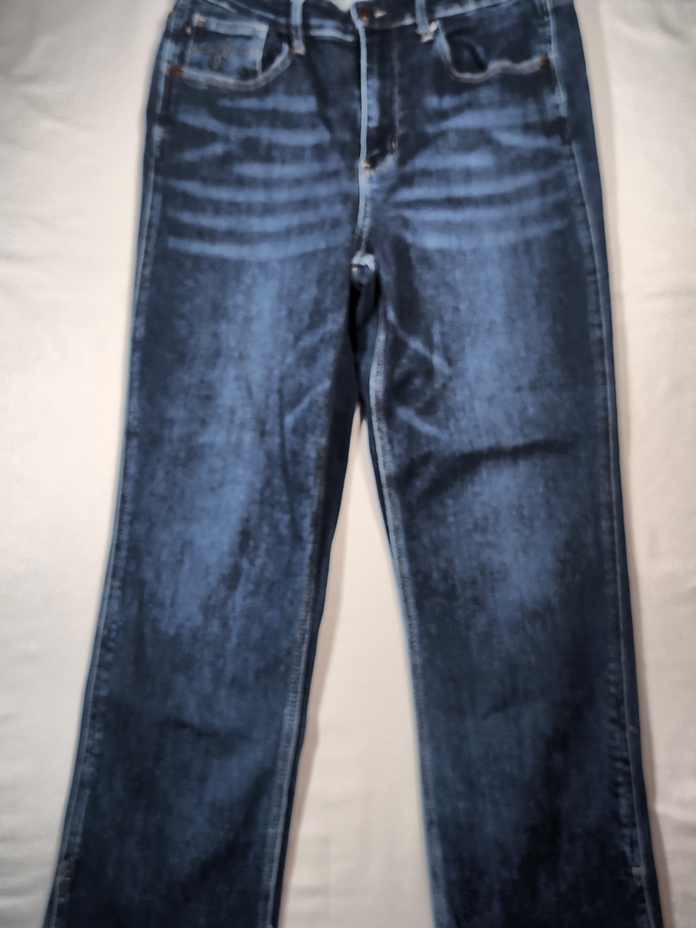 Women's Judy Blue Dark Blue Straight-Leg Jeans